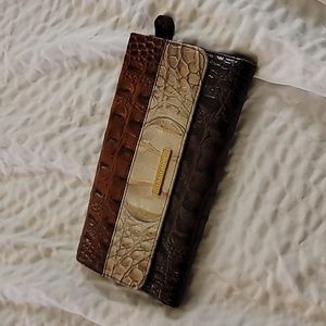 Brahmin Trifold Wallet